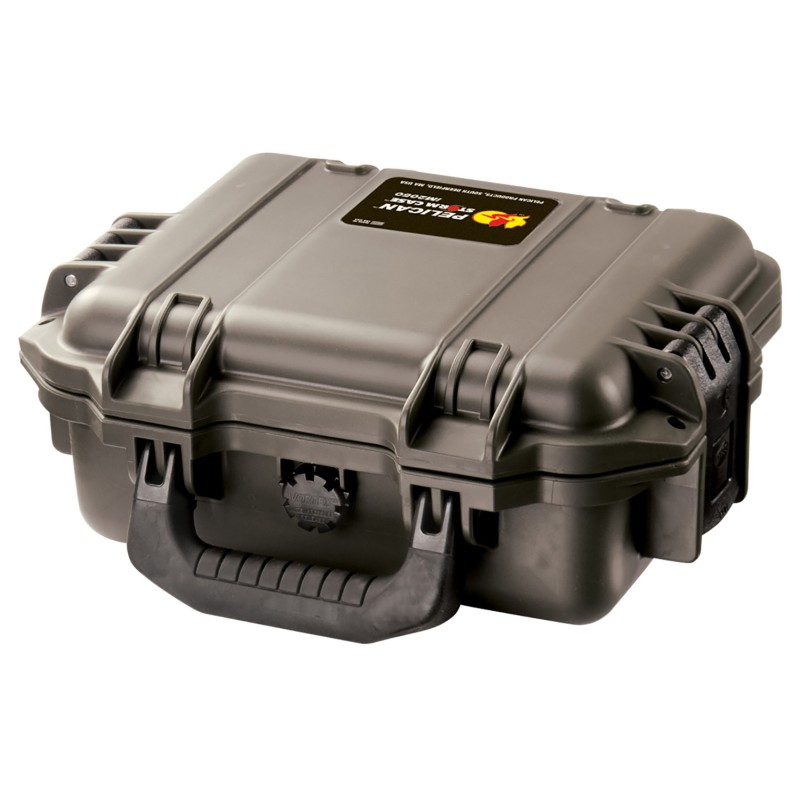 Pelican IM2050 Storm Case made of Water Resistant HPX Resin with Black Finish Foam Padding Vortex Valve  2 Lockable Hasps 9.50 L