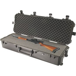 Pelican IM3220 Storm Long Case 44 Black HPX Resin 2 gun wWheels