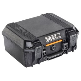 Pelican VCV200 Vault Case Medium Size made of Polymer with Black Finish Heavy Duty Handles Foam Padding  2 Push Button Latches 1