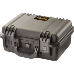 Pelican 2100 Storm Case made of HPX Resin with Black Finish SoftGrip Handle Vortex Valve  2 Lockable Hasps 13 L x 9.20 W x 6 D I