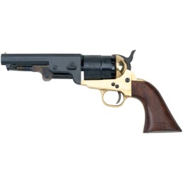 Pietta PF51BR44512 1851 Sheriff 44 Cal 5.50 6rd Shot Brass Frame Blued Cylinder Blued Octagon Barrel Walnut Grip