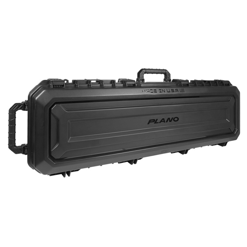 Plano PLA118521 All Weather Double Gun Case 53.5 x 17 x 7 Exterior Polymer Black