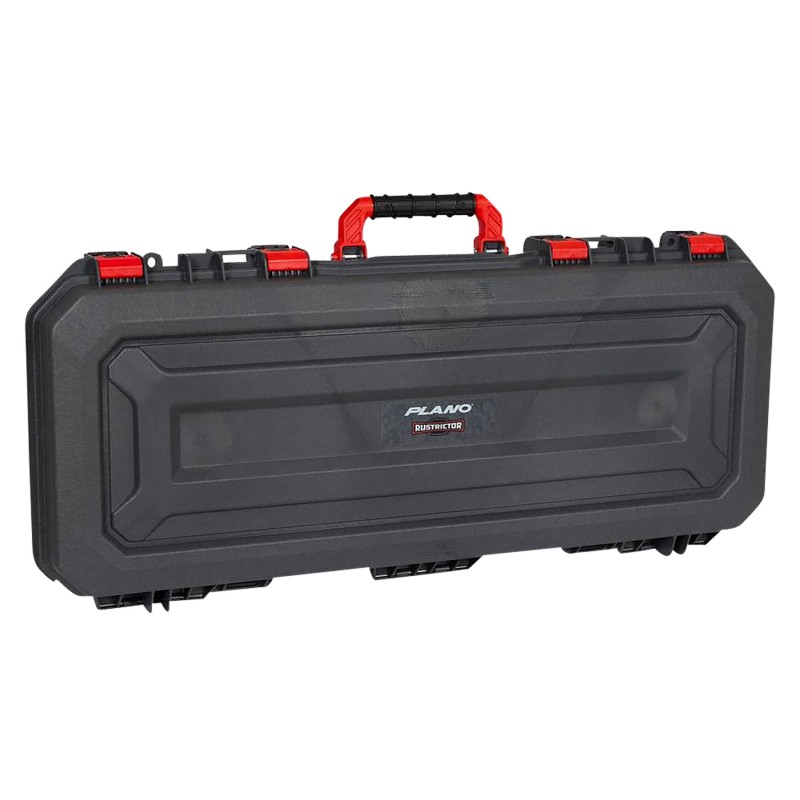 Plano PLA11836R All Weather 2 with Rustrictor Technology 36 Gray with Red Accents DriLoc Seal  Lockable Latches