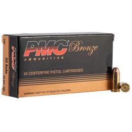 PMC 32B Bronze  32 ACP 60 gr Jacket Hollow Point 50 Per Box 20 Case