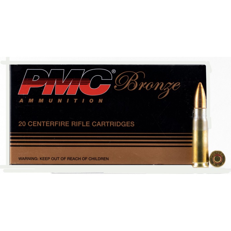 PMC 762A Bronze  7.62x39mm 123 gr Full Metal Jacket 20 Per Box 25 Case