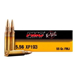 PMC 556XBP XTac Battle Pack 5.56x45mm NATO 55 gr Full Metal Jacket Boat Tail 200 Per Box 5 Case