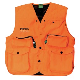 Primos 65704 Gunhunters Hunting Vest 2XL Blaze Orange Features Compass  LED Light