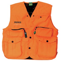 Primos 65701 Gunhunters Hunting Vest Medium Blaze Orange Features Compass  LED Light