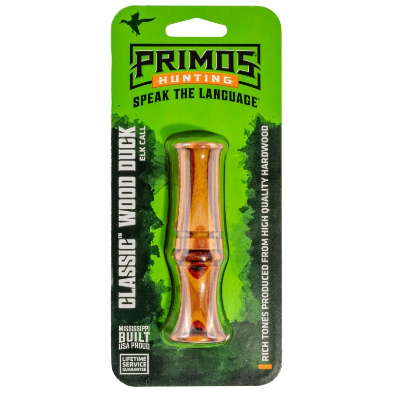 Primos 882 Classic  Open Call Wood Duck Sounds Attracts Ducks Species MultiColor Hardwood