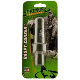 Primos PS323 Raspy Coaxer  Open Call RabbitRodent Sounds Attracts Predators Green Plastic