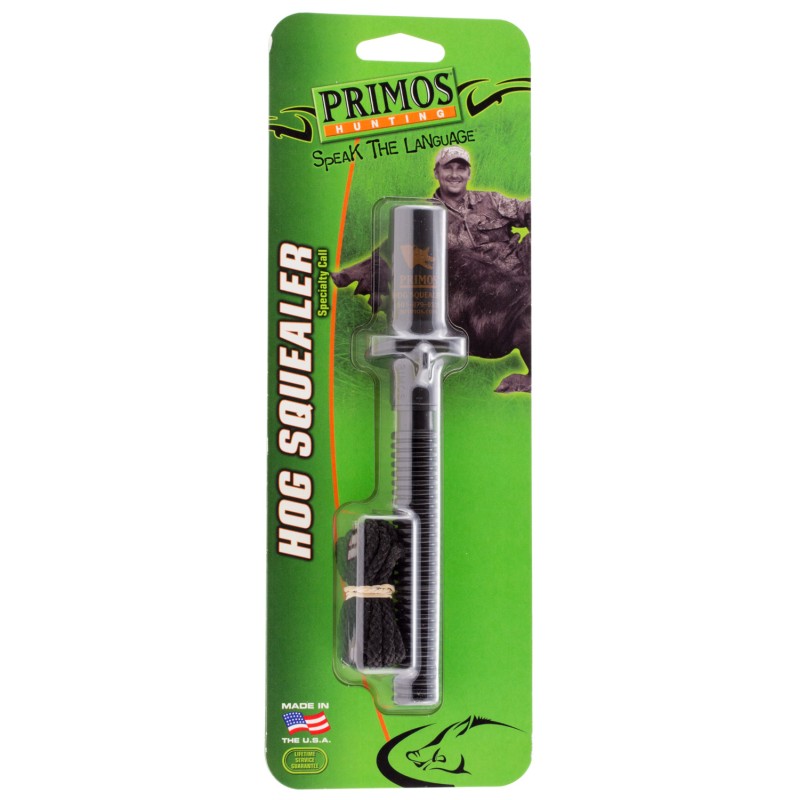 Primos PS321 Hog Squealer  Grunter Call Attracts Hog Black Plastic