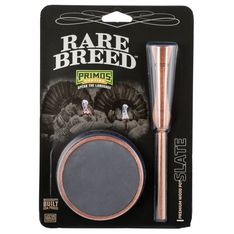 Primos PS2904 Rare Breed  Friction Call Attracts Turkeys Natural WoodSlate