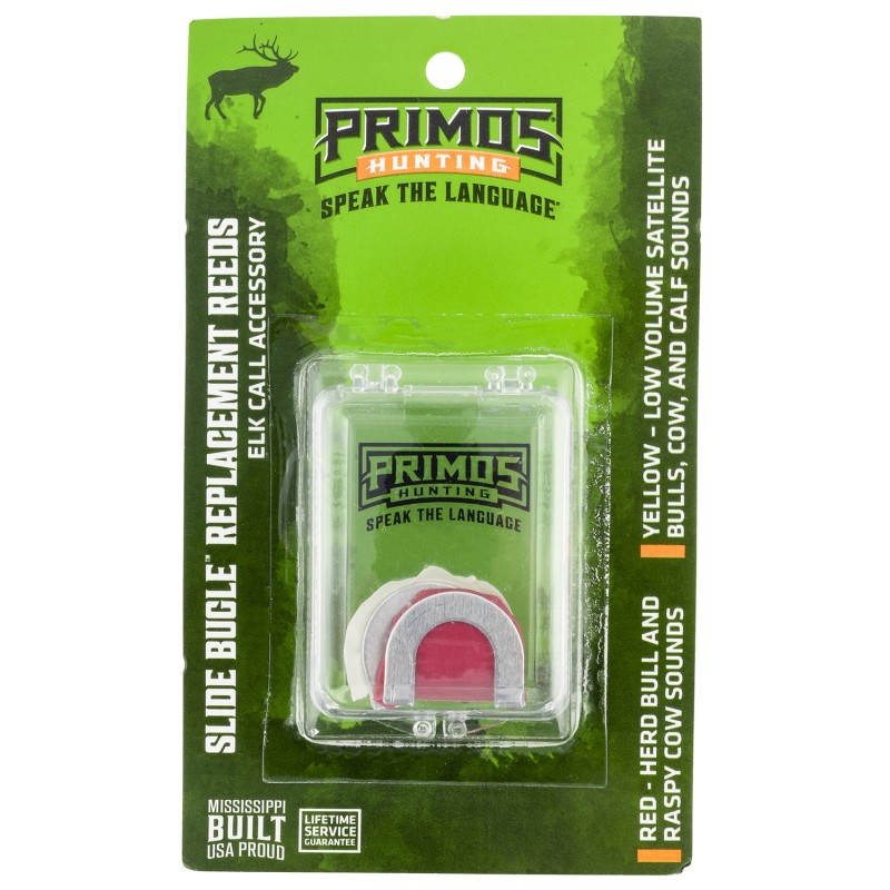 Primos PS932MC Slide Bugle Replacement Diaphragm RedYellow 2 Per Pkg