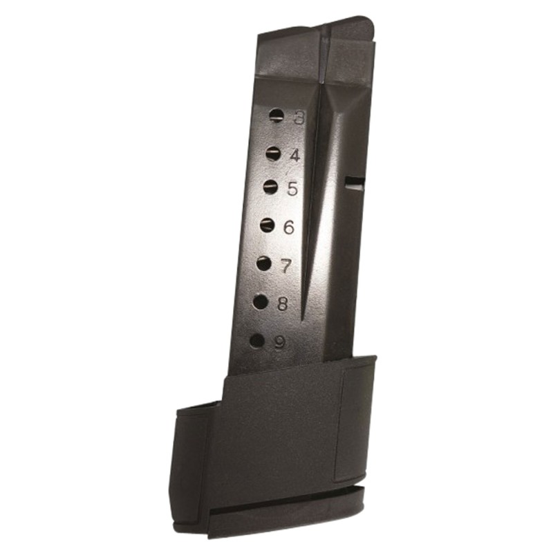 ProMag SMI28 Standard  Blued Extended 10rd 9mm Luger for SW MP Shield Except Shield EZ Variant