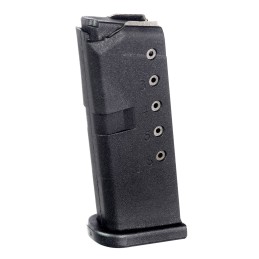 ProMag GLK12 Standard  6rd 9mm Luger Compatible w Glock 43 Black DuPont Zytel Polymer