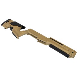 Archangel AAMINIDT Precision Stock  Desert Tan Synthetic Fixed with Adjustable Cheek Riser for Ruger Mini14 Mini Thirty