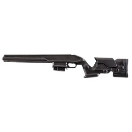 Archangel AA1500 Precision Stock  Black Synthetic Fixed with Adjustable Cheek Riser for Weatherby Vanguard Howa 1500