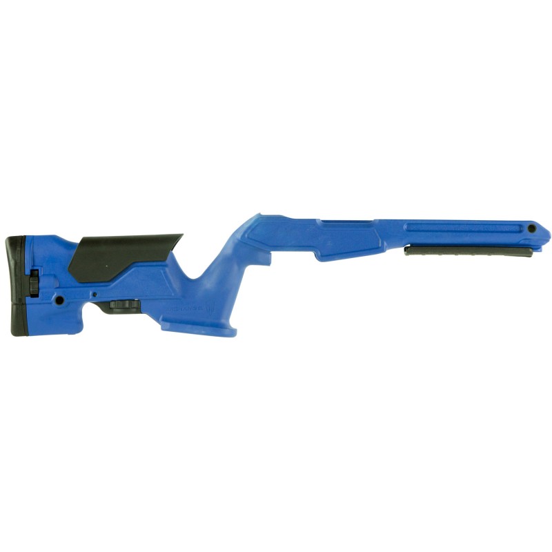 Archangel AAP1022BB Precision Stock  Bullseye Blue Synthetic Fixed with Adjustable Cheek Riser for Ruger 1022 Ambidextrous Hand