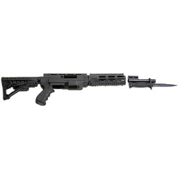 Archangel AA556R AR15 Style Conversion Stock Black Synthetic 6 Position for Ruger 1022