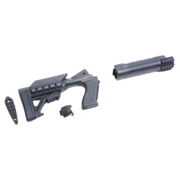 Archangel AA500 Tactical Pistol Grip Stock  Black Synthetic 6 Position forMossberg 500 590