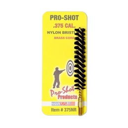 ProShot 375NR Bore Brush  375 Cal Rifle 832 Thread Nylon Bristles Brass Core