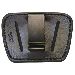 PSP 036BLK Belt Slide  IWBOWB Leather Belt ClipSlide Fits SmallMed SemiAuto Ambidextrous