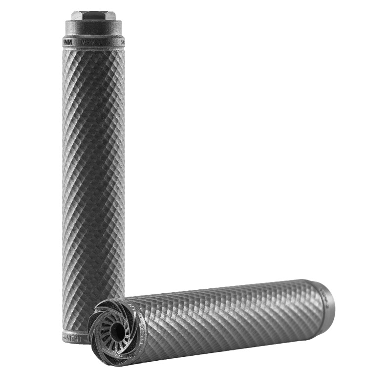 PTR V35560101 Vent 3 22 Cal 5.56mm 7.41 L Black 3D Printed Titanium Includes 1228 Direct Thread Mount