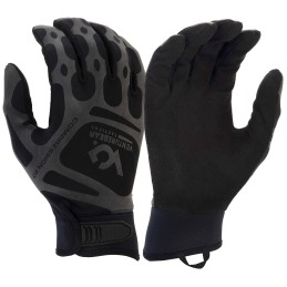 Pyramex VGTG10BL Compression Training Black Synthetic Leather Large Hook  Loop