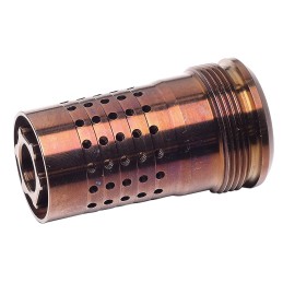 Q LLC CB1228 Cherry Bomb  22 Cal 5.56mm Copper 174 Stainless Steel with 1228 tpi Threads  1.64 OAL