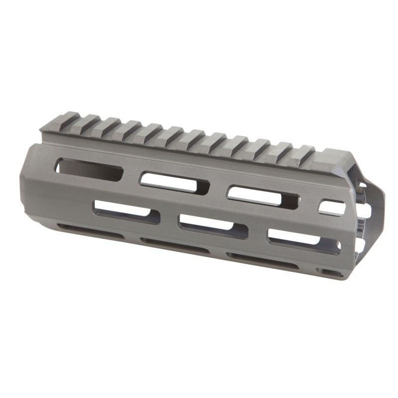 Q LLC 6HBMLOKHG Handguard  MLOK Aluminum Gray Q LLC Honey Badger 6