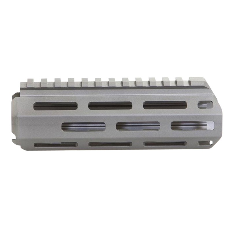 Q LLC 6HBMLOKARHG Handguard  MLOK Aluminum Gray Q LLC Honey Badger 6