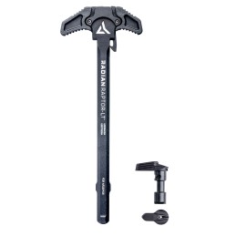 Radian Weapons R0290 Raptor LT Lightweight Charging Handle  4590 Talon Safety Black Ambi Controls Fits MilSpec AR15M16 Platform