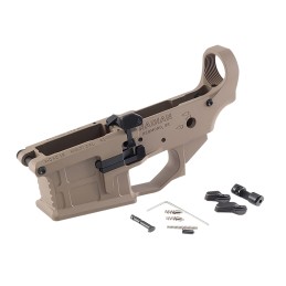 Radian Weapons R0390 ADAC 15 Lower Receiver FDE Fully Ambi Controls Talon 4590 Safety Ext. Bolt Catch LeftSide Mag Release Right