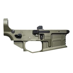 Radian Weapons R0391 ADAC 15 Lower Receiver OD Green Fully Ambi Controls Talon 4590 Safety Ext. Bolt Catch LeftSide Mag Release 