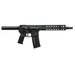 Radian Weapons R0052 Model 1 Pistol 300 Blackout 301 9 Black Billet Rec MLok Handguard Smooth Buffer Tube No Brace Magpul Grip A