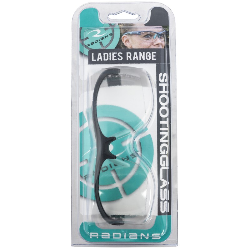 Radians WS2310CS Ladies Range Eyewear Women Clear Lens Gray with Aqua Accents Frame