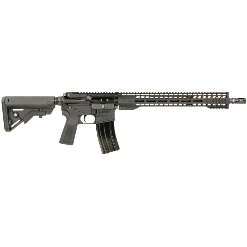 Radical Firearms FR16556SOC15SHR AR15 MHR 5.56x45mm NATO 301 16 CMV Black 15 MLok Skinny Hybrid Handguard B5 Systems Bravo Stock