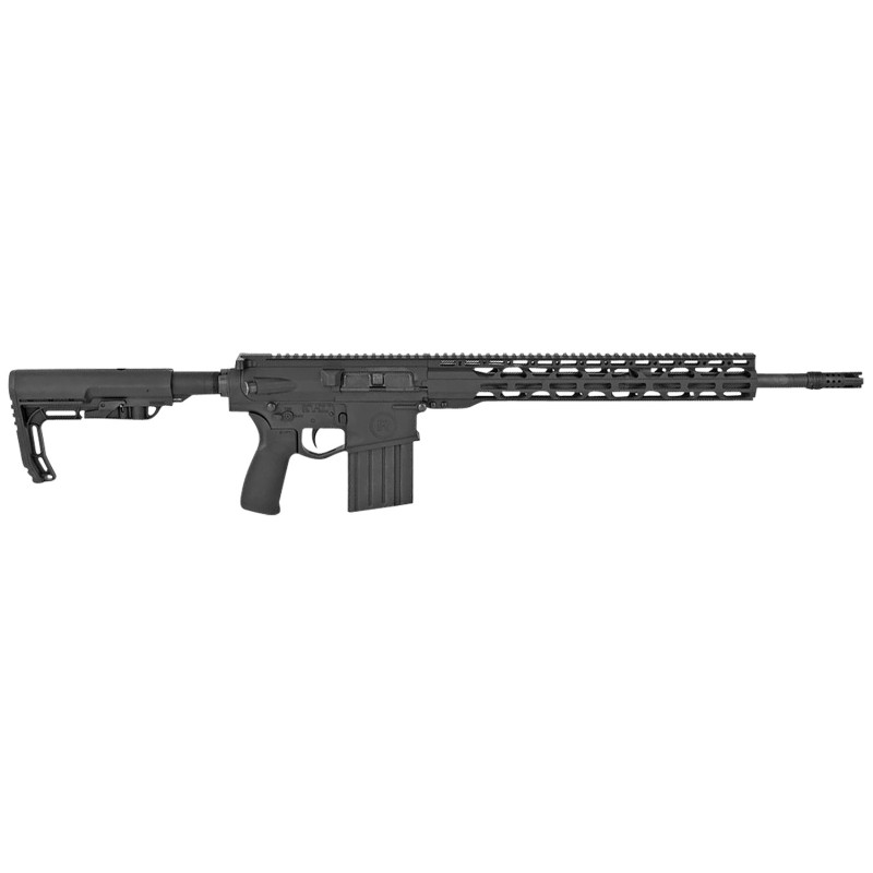 Radical Firearms RBR1030818 RF10  308 Win 201 18 Black 15 MLok Handguard MFT Minimalist StockEngage Grip RFTMS Compensator