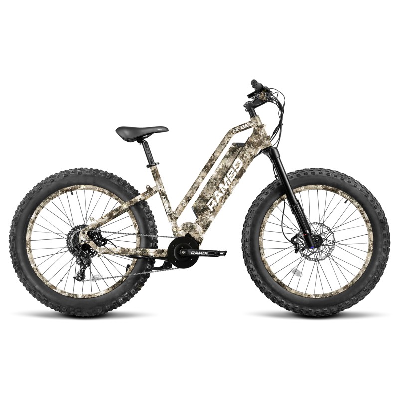 Rambo Bikes 1000XPSTVW Rebel Step Thru TrueTimber Viper Western Camo SHAM NX PG1130 1142 11 Speed Bafang BBSHD MidDrive Motor 35