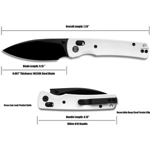 Vakor Crossbar Lock White