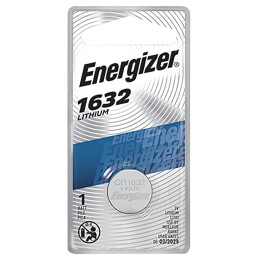 Energizer ECR1632 1632 Battery  Lithium Coin 3.0 Volt Qty 72 Single Pack