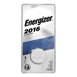 Energizer ECR2016BP 2016 Battery  Lithium Coin 3.0 Volt Qty 72 Single Pack