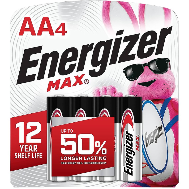 Energizer E91MP24 MAX AA Batteries  Alkaline 1.5 Volts Qty 24 4 Pack