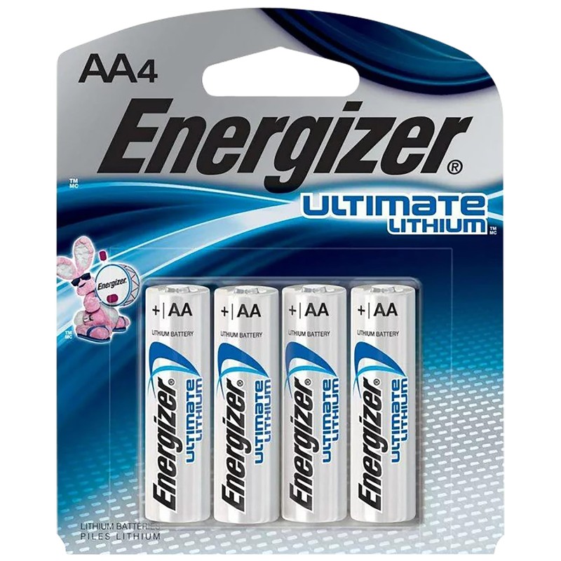 Energizer 46730167 Energizer Ultimate Lithium AA Batteries  Lithium 1.5 Volt Qty 12 4 Pack