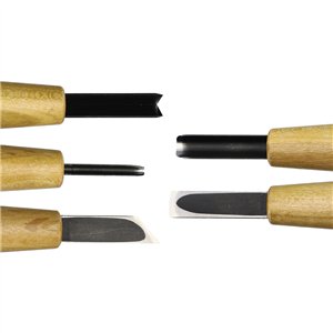 Power Grip Wood Chisel Set 5pc