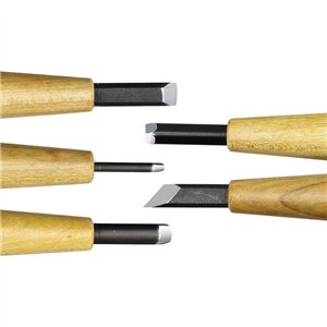 Power Grip Wood Chisel Set 5pc