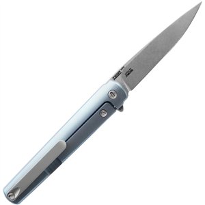 Flame Framelock Drop Blue