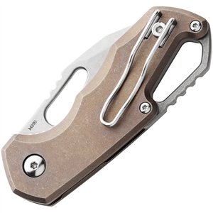 Isonzo Linerlock Clip Point TI