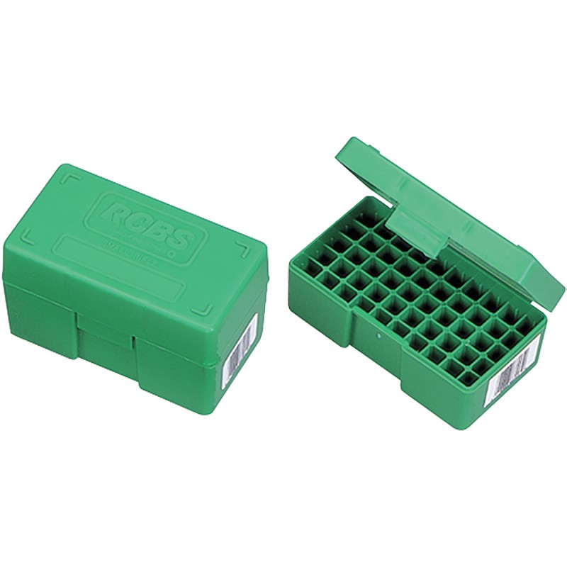 RCBS 86902 Ammo Box  for Medium Rifle Green Plastic