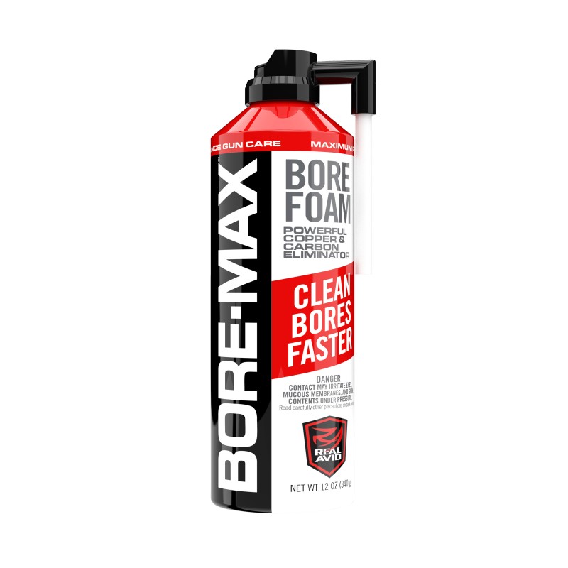 Real Avid AVFBC12A BoreMax Bore Foam Removes Carbon Build Up 12 oz Aerosol